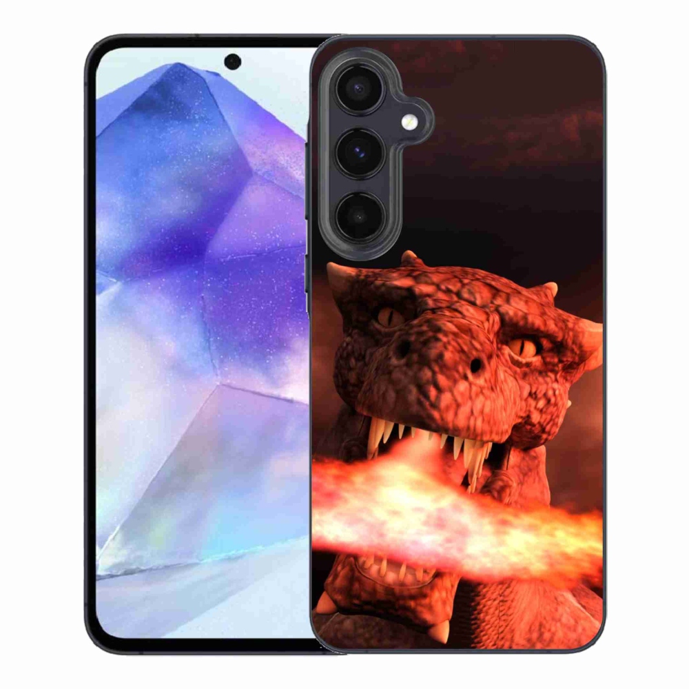 Gelový kryt mmCase na Samsung Galaxy A55 5G - drak