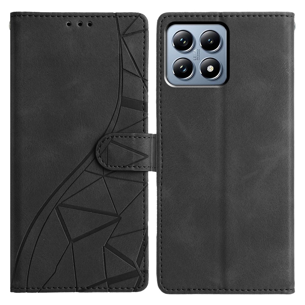 Triangles knížkové pouzdro na Xiaomi 15T Pro - černé