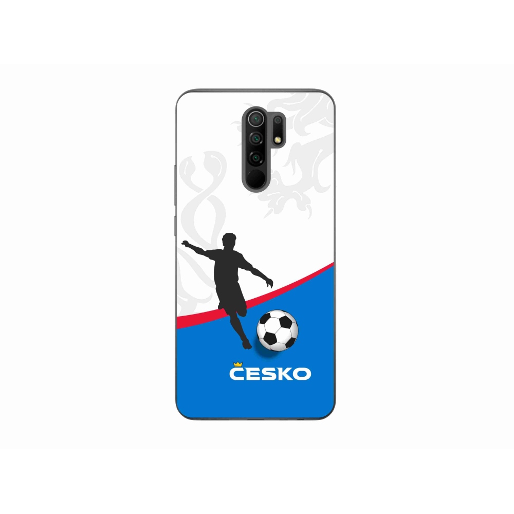 Gelový kryt mmCase na Xiaomi Redmi 9 - fotbal Česko 1