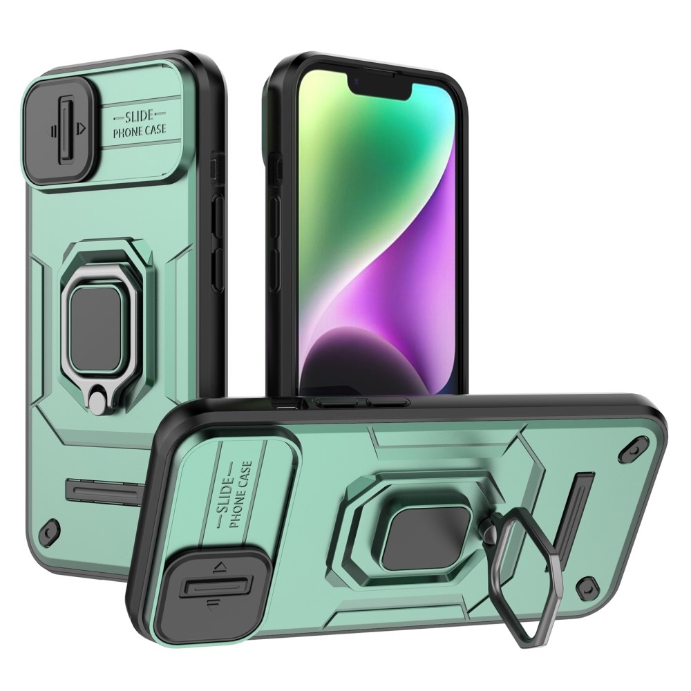 Shock odolný kryt na iPhone 15 - zelený
