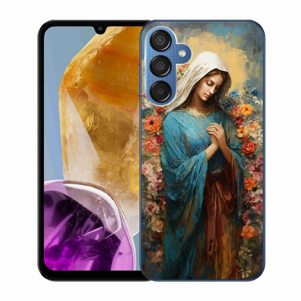 Gelový kryt mmCase na Samsung Galaxy M15 5G - svatá žena
