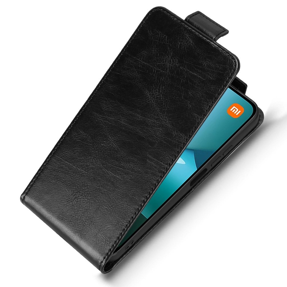 Vert flipové pouzdro na Xiaomi Redmi 15C 4G (171mm)/Poco C85 4G (171mm) - černé