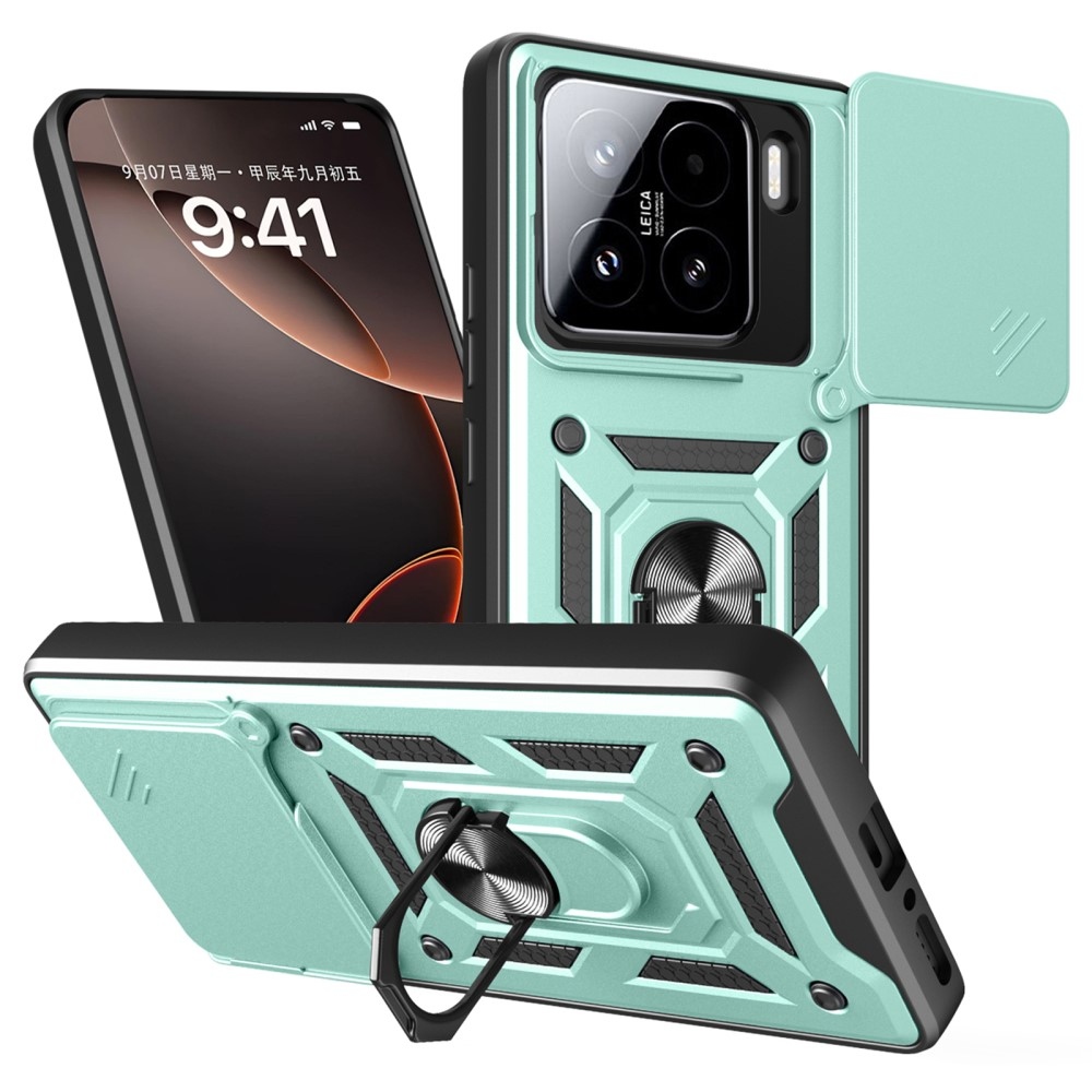 Slide odolný kryt na Xiaomi 15 - zelený