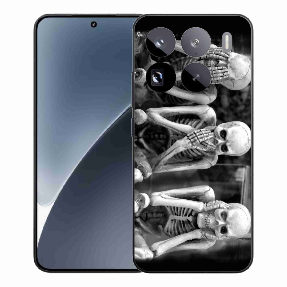 Gelový kryt mmCase na Xiaomi 15 Pro - kostlivci
