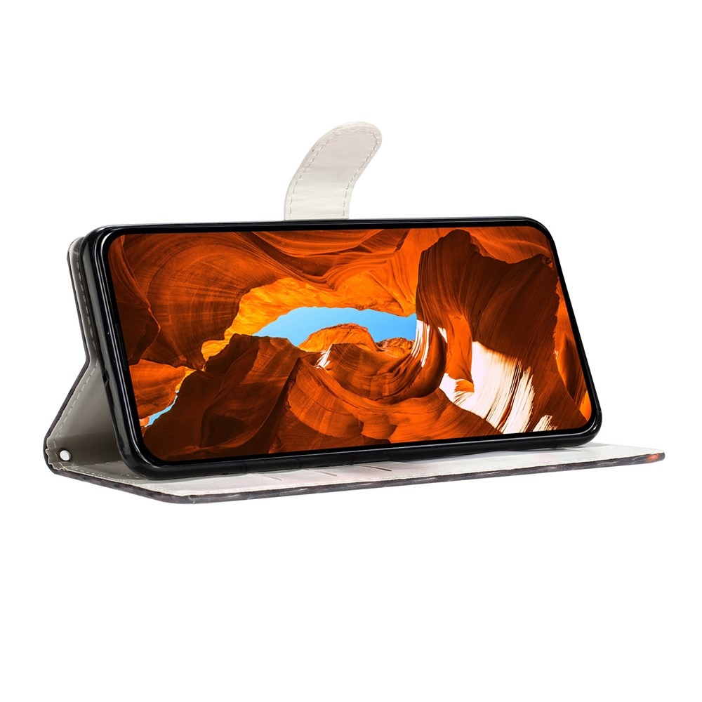 Secure knížkové pouzdro na Xiaomi 15T Pro - růžovozelený mramor