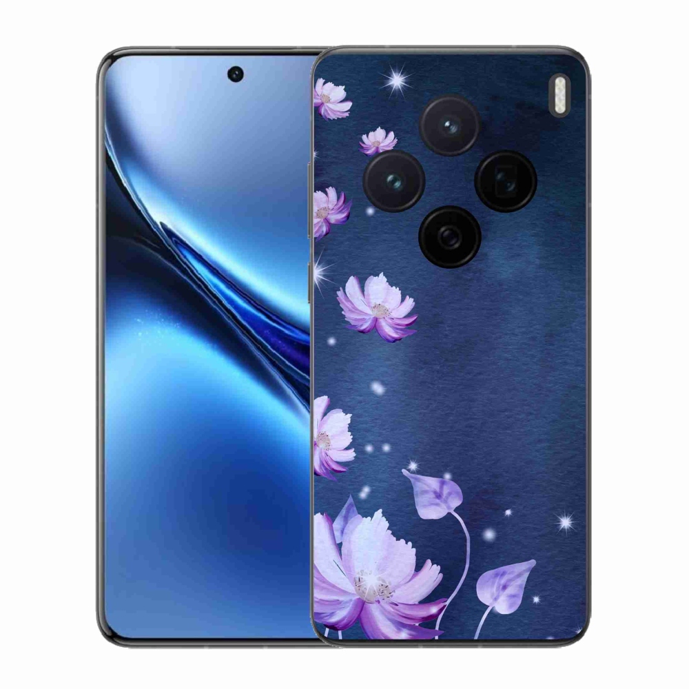 Gelový kryt mmCase na Vivo X200 5G - padající květy