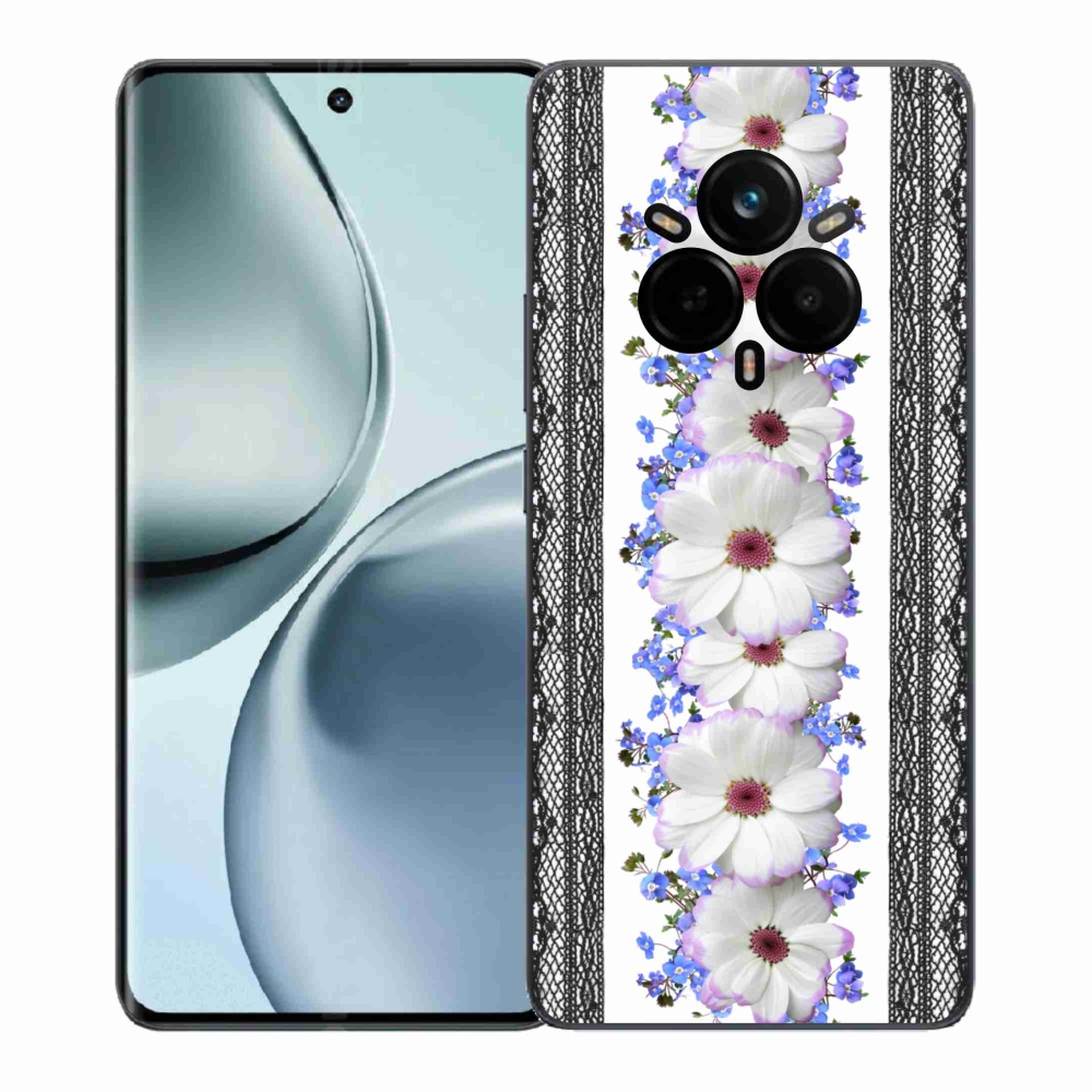 Gelový kryt mmCase na Realme 14 Pro+ 5G - květiny 8