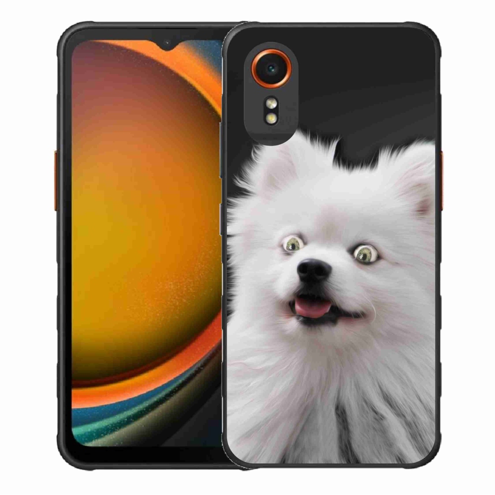 Gelový kryt mmCase na Samsung Galaxy Xcover 7 - bílý špic