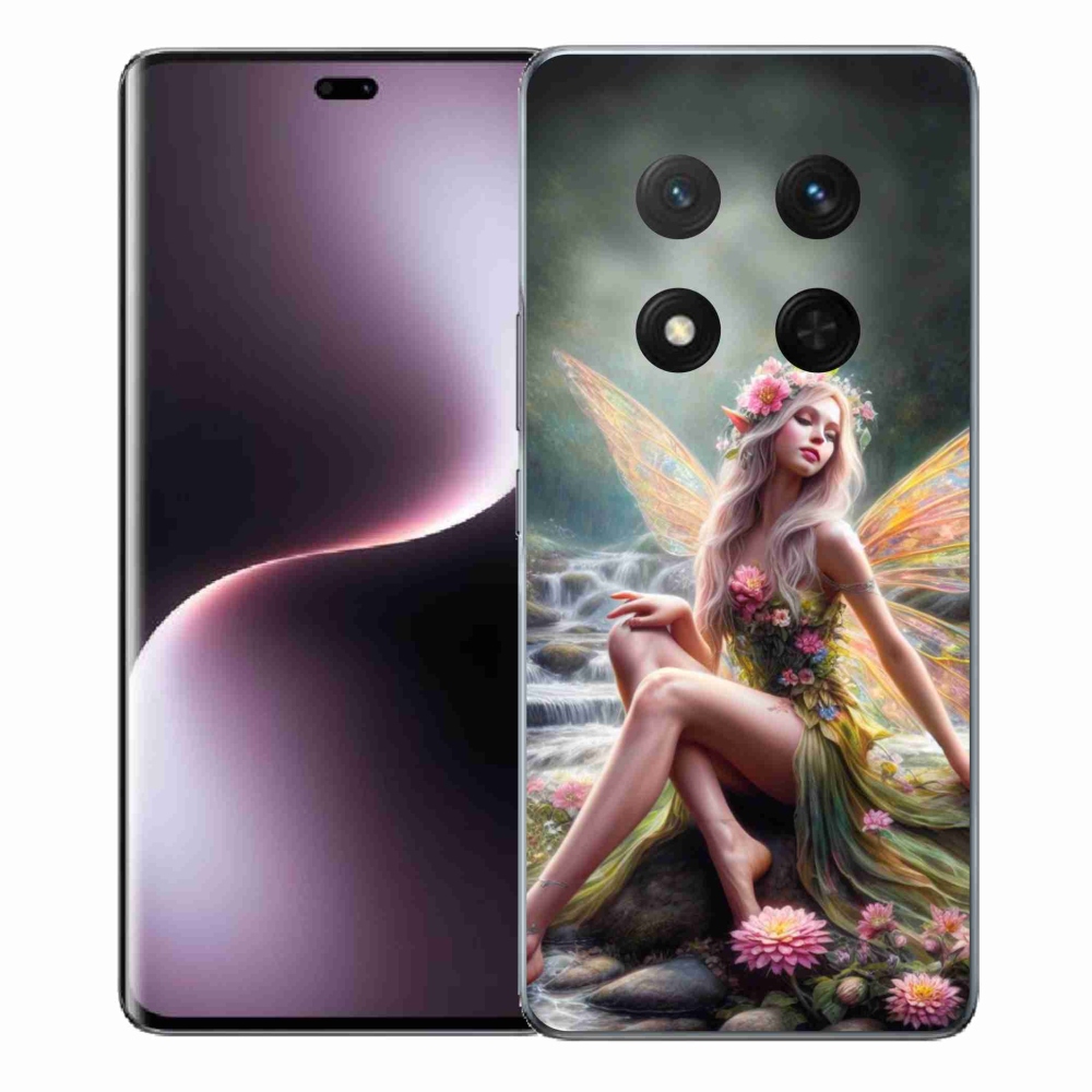 Gelový kryt mmCase na Honor Magic 7 Lite 5G - motýlí žena 1