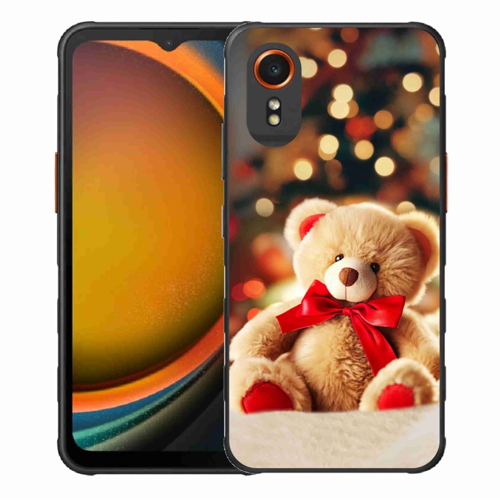 Gelový kryt mmCase na Samsung Galaxy Xcover 7 - plyšový medvídek