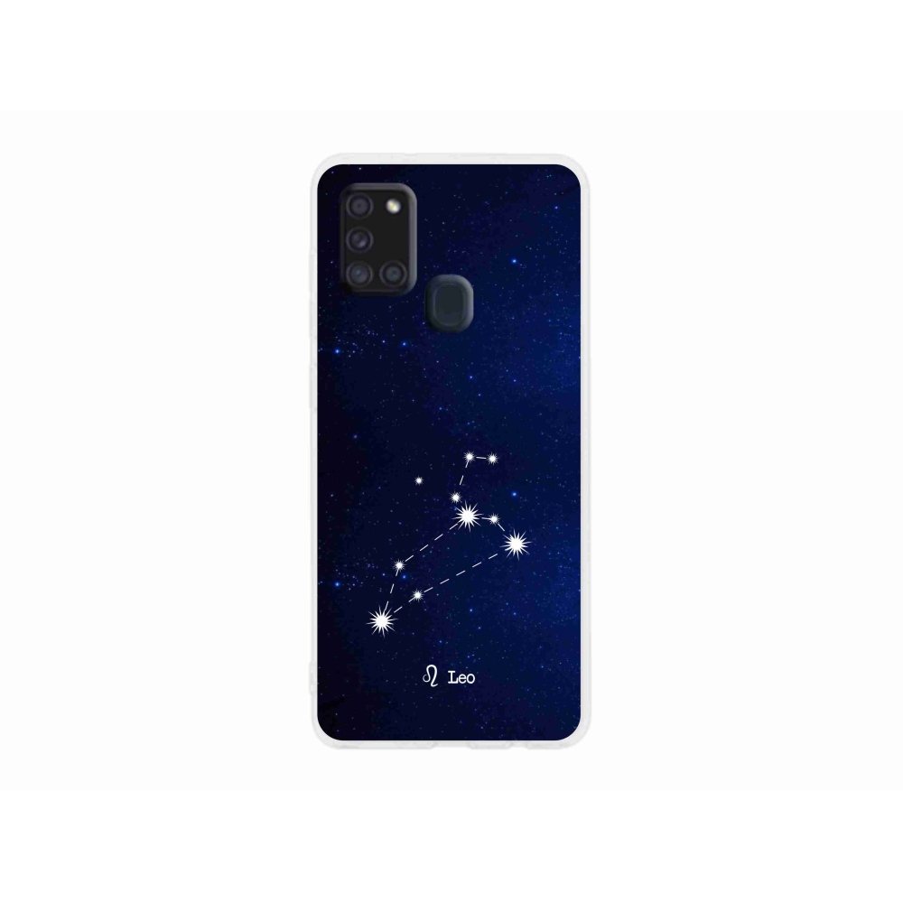 Gelový kryt mmCase na Samsung Galaxy A21s - souhvězdí Lva
