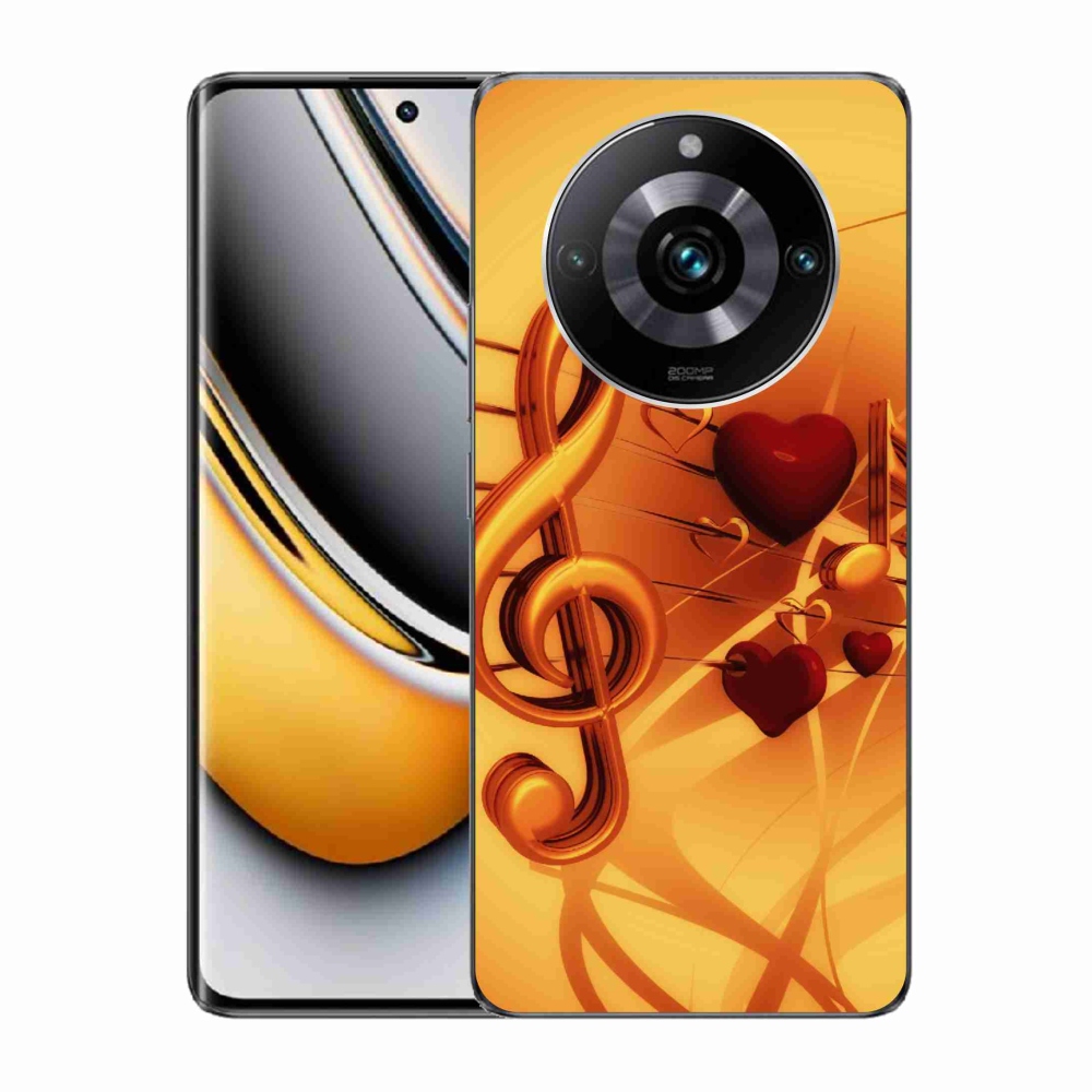Gelový kryt mmCase na Realme 11 Pro/11 Pro+ - noty