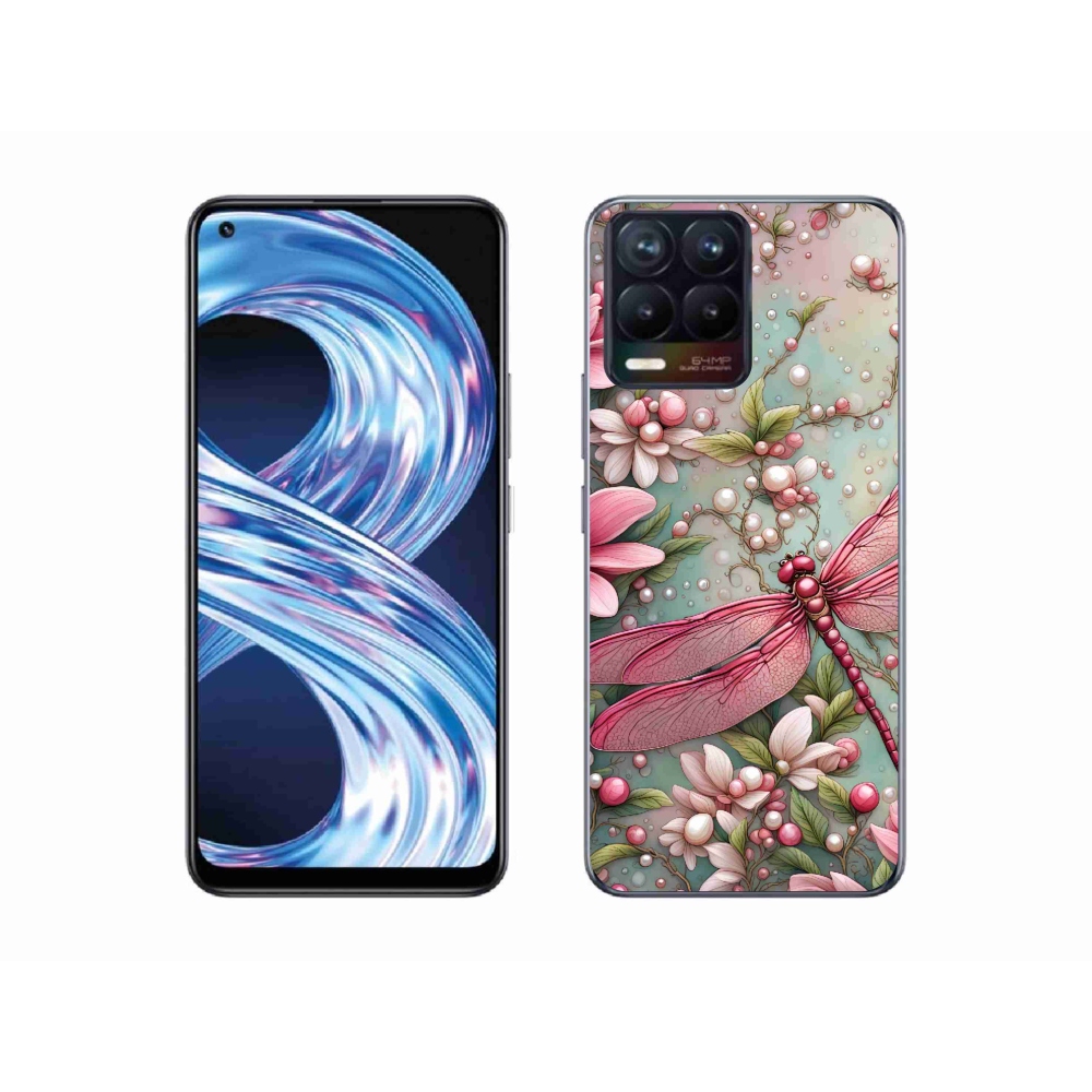 Gelový kryt mmCase na Realme 8 4G - vážka