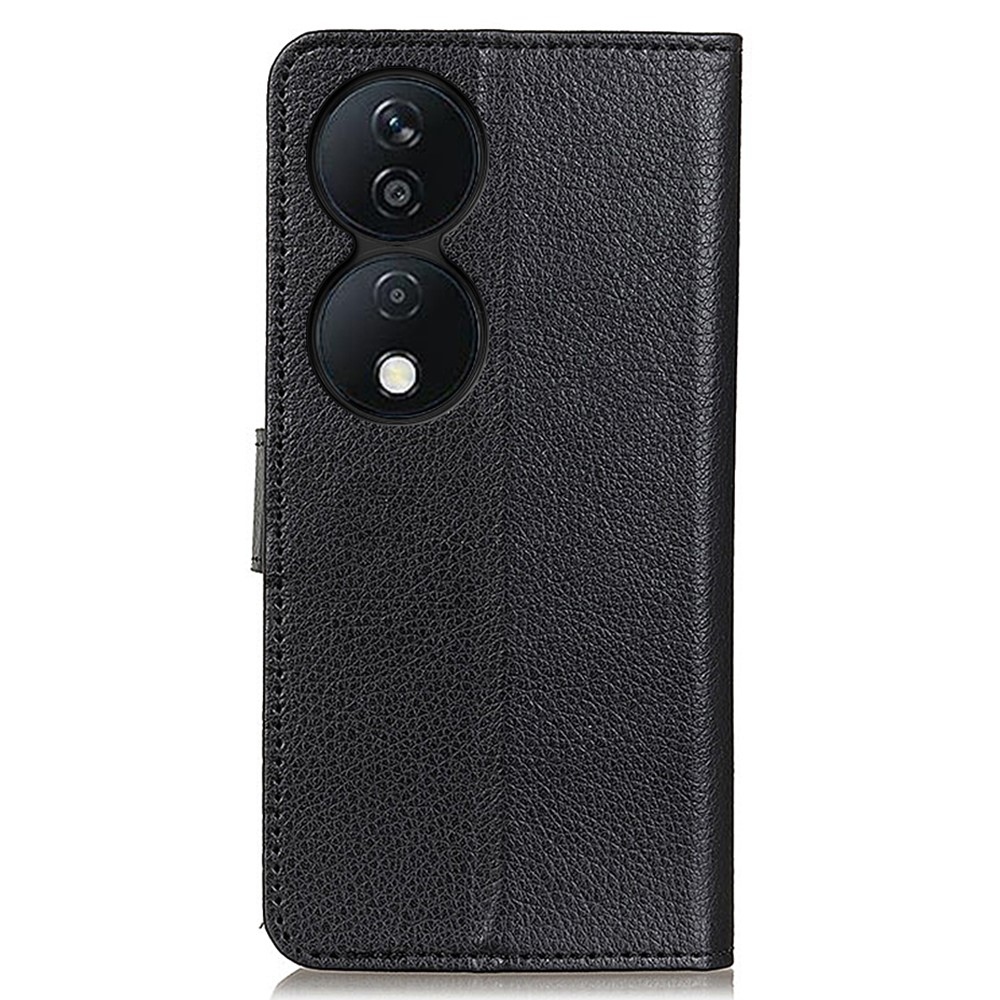 Litchie knížkové pouzdro na Honor X7b/Honor 90 Smart - černé