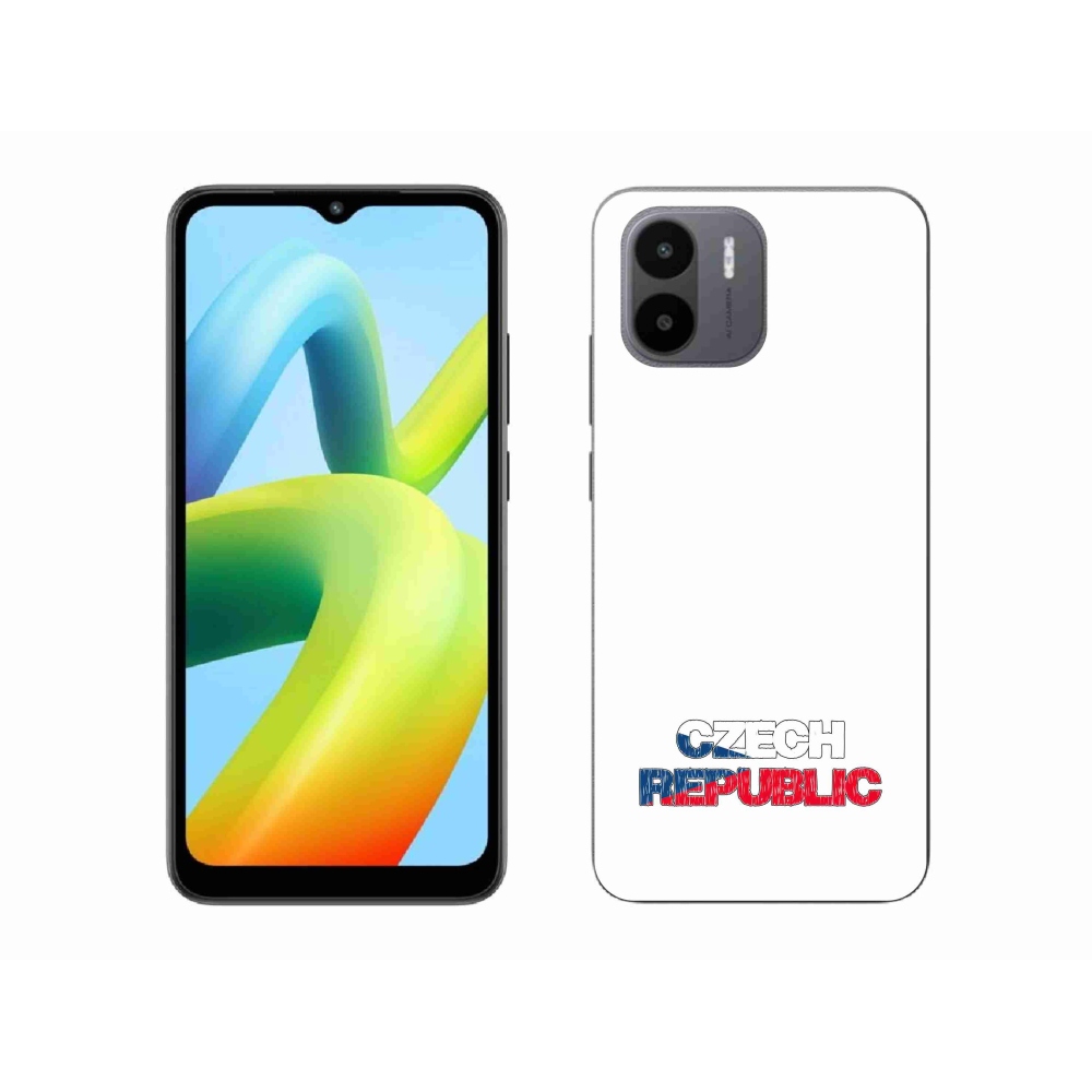 Gelový kryt mmCase na Xiaomi Redmi A1 - Czech Republic bílé pozadí