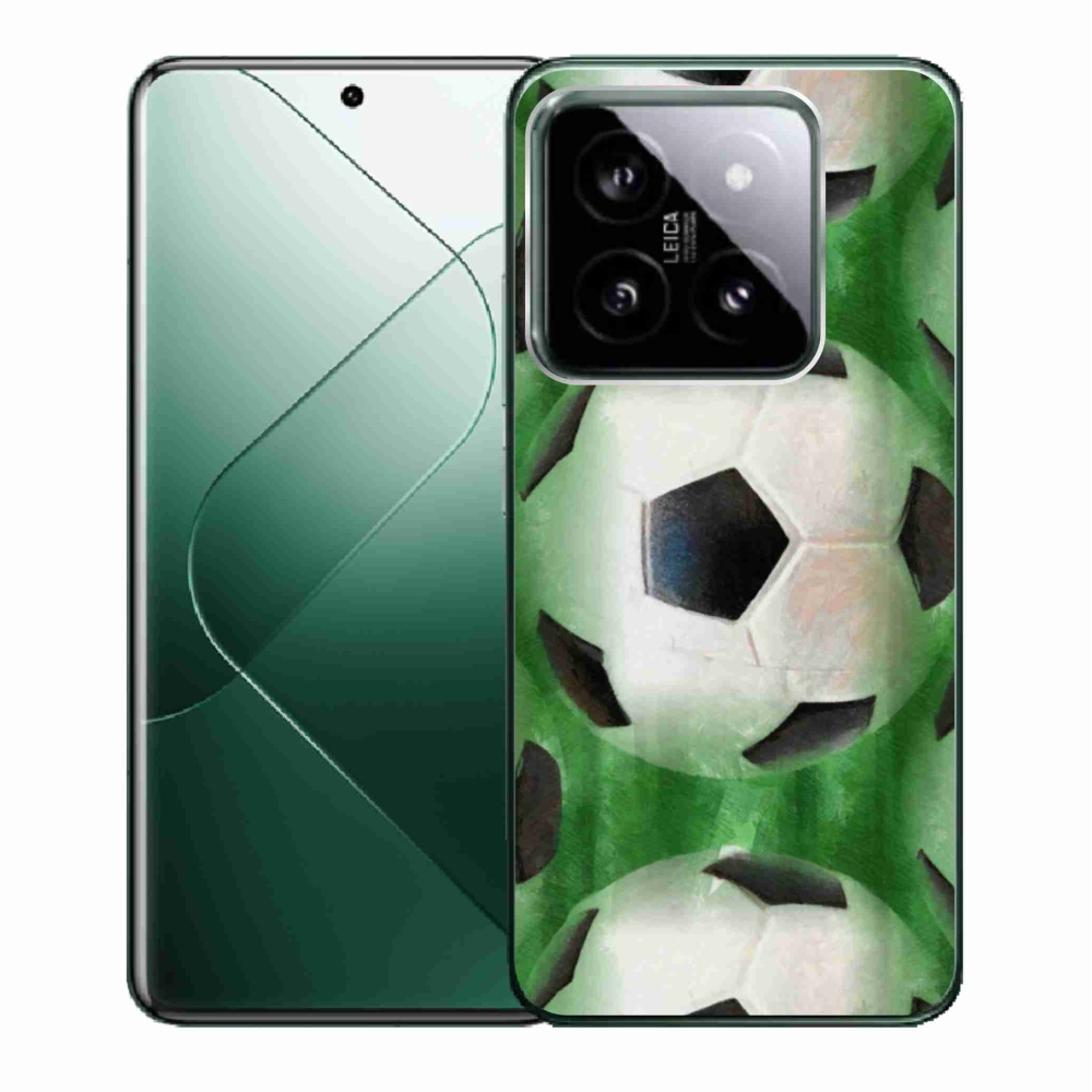 Gelový kryt mmCase na Xiaomi 14 - fotbalový míč