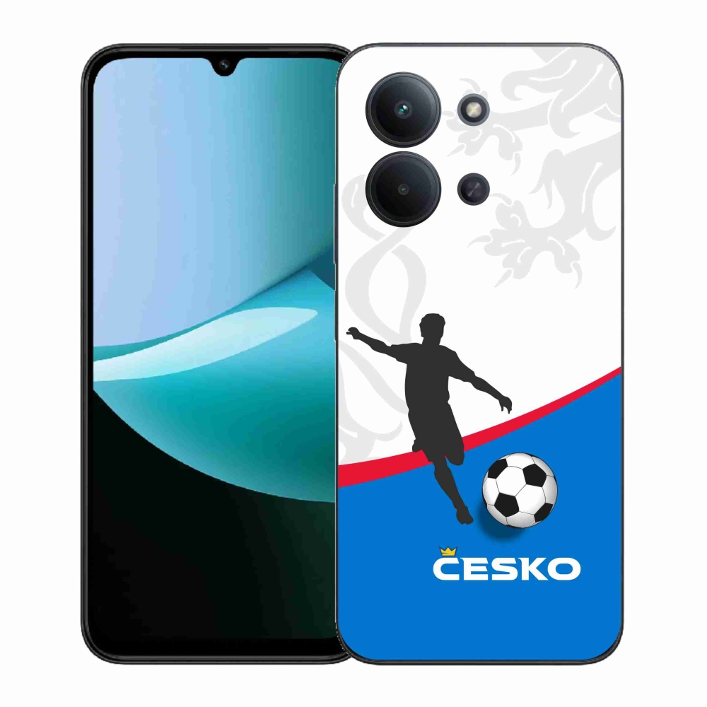 Gelový kryt mmCase na Xiaomi Redmi 15C 4G (171mm)/Poco C85 4G (171mm) - fotbal Česko 1