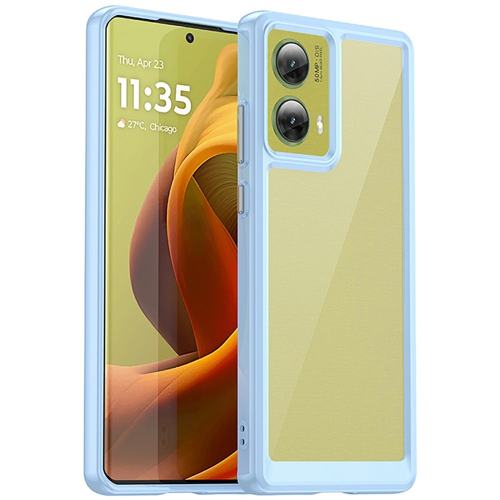 Gelový obal s pevnými zády na Motorola Moto G85 5G - modrý