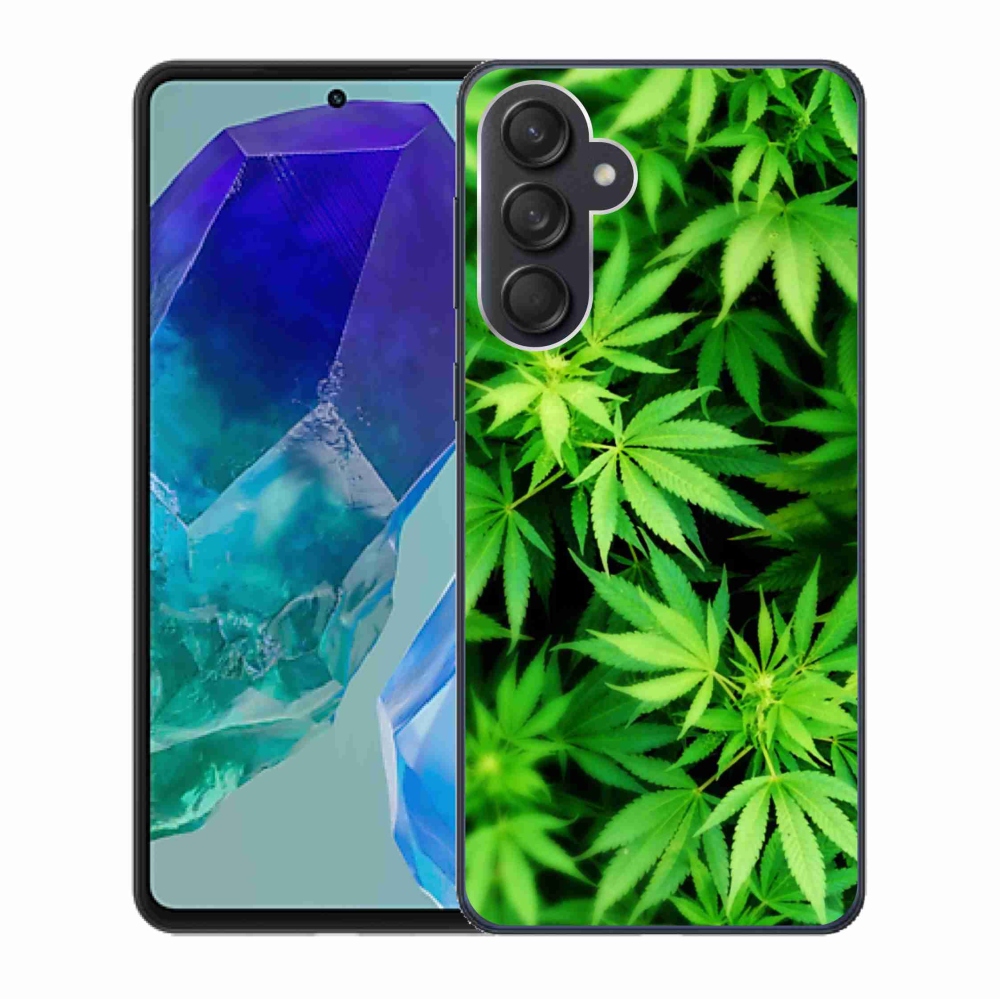 Gelový kryt mmCase na Samsung Galaxy M55 5G - konopí 3