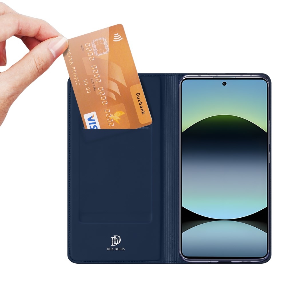 DUX knížkové pouzdro na Xiaomi Redmi Note 14S - tmavěmodré
