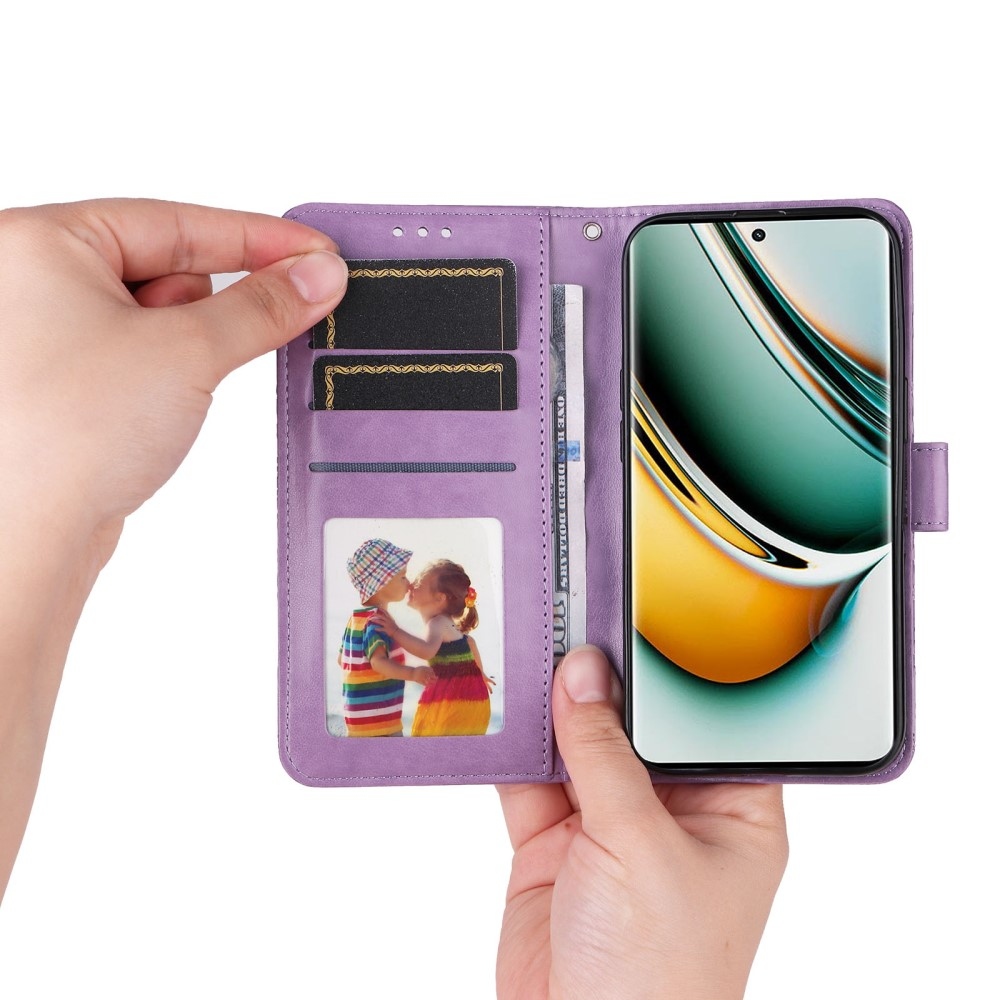 Sunflower knížkové pouzdro na Realme 11 Pro 5G/11 Pro+ 5G - fialové