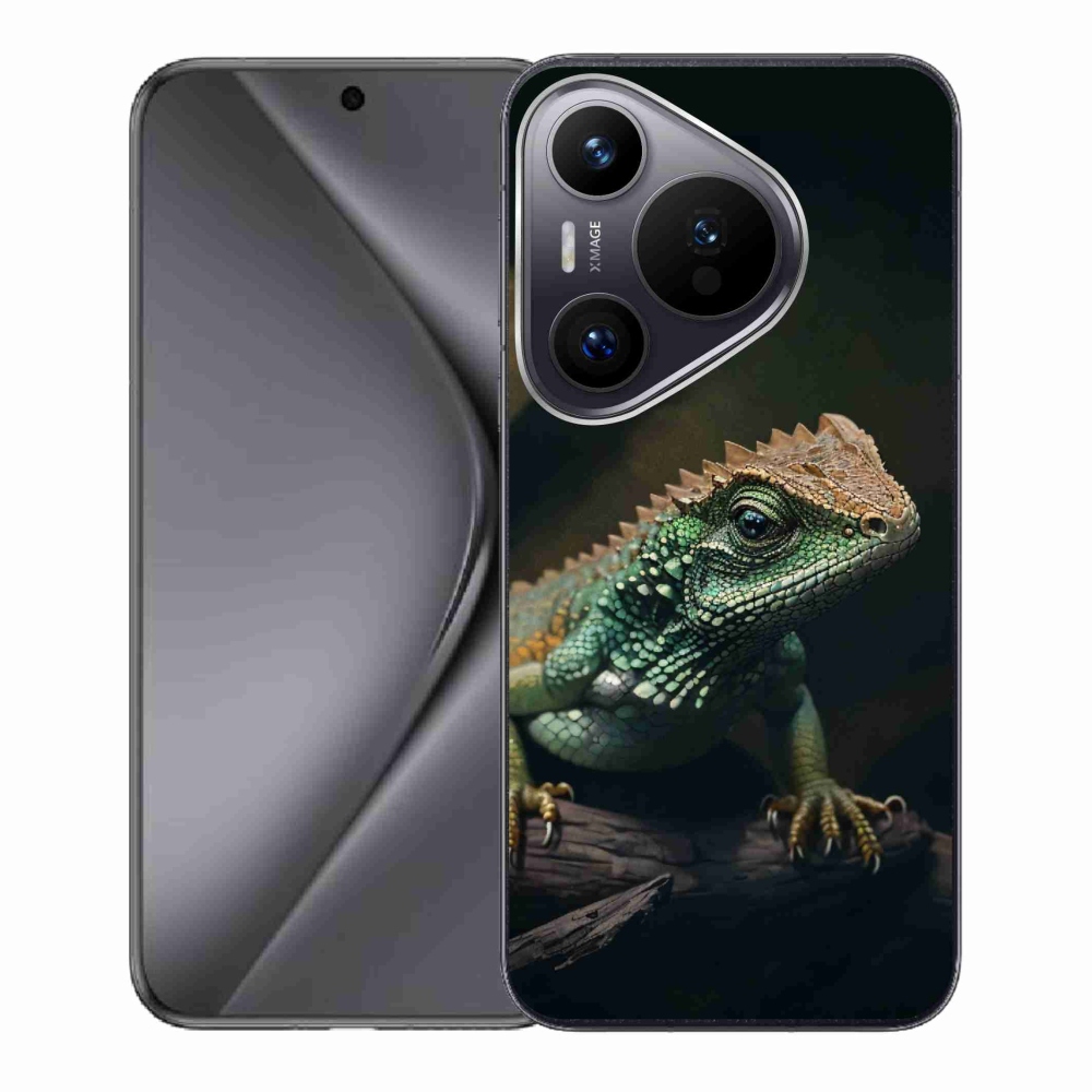 Gelový kryt mmCase na Huawei Pura 70 - ještěr