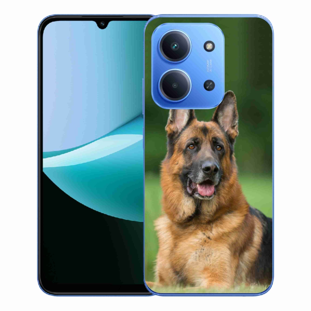 Gelový kryt mmCase na Xiaomi Redmi 15C 4G/5G (173mm) - německý ovčák