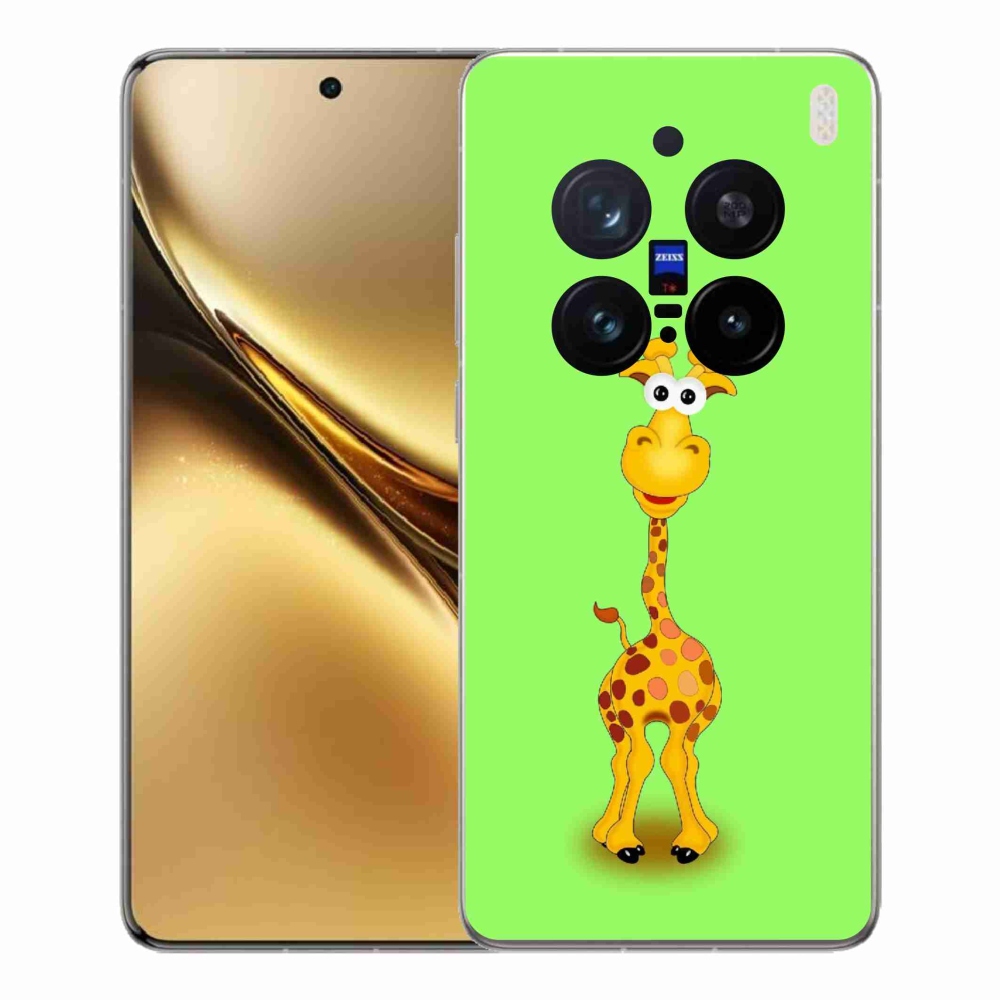 Gelový kryt mmCase na Vivo X200 Pro 5G - kreslená žirafa