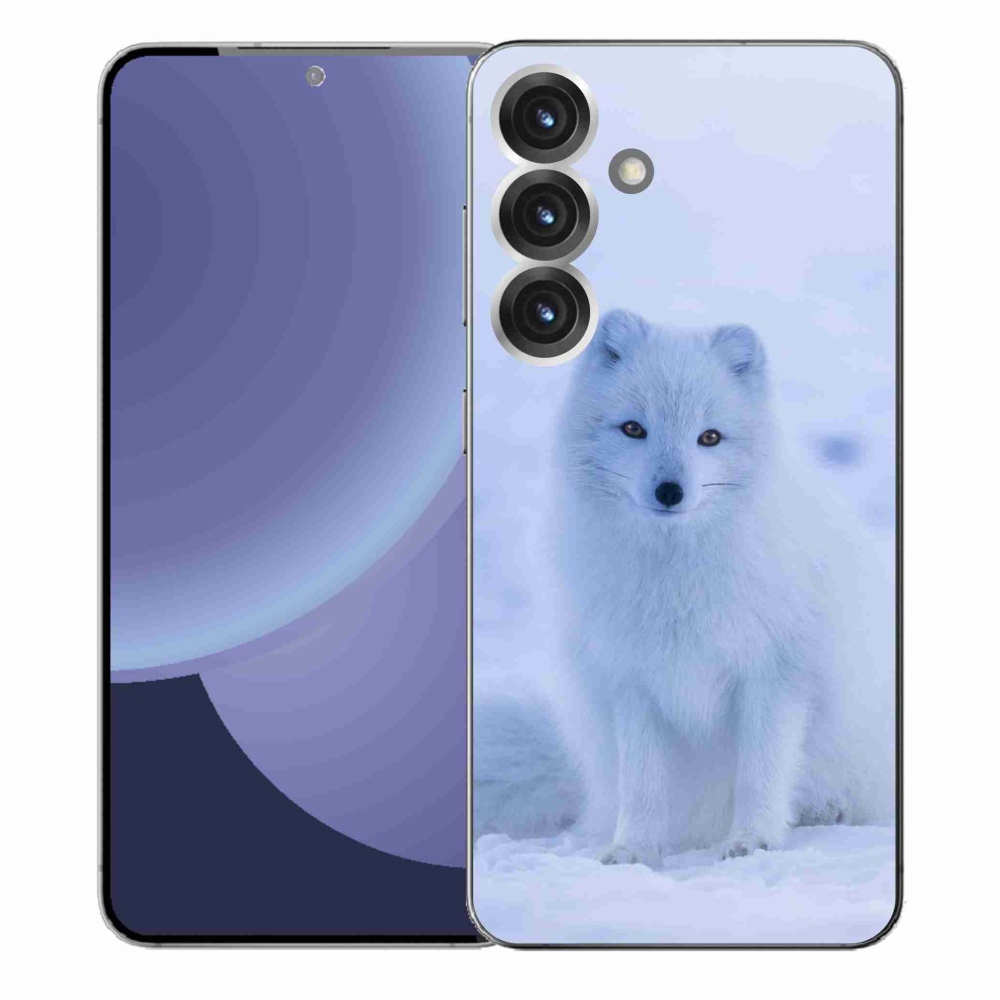 Gelový kryt mmCase na Samsung Galaxy S25+ - polární liška