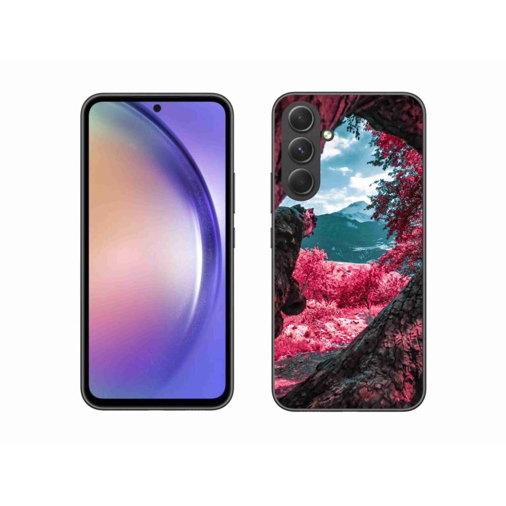 Gelový kryt mmCase na Samsung Galaxy A54 5G - výhled na hory