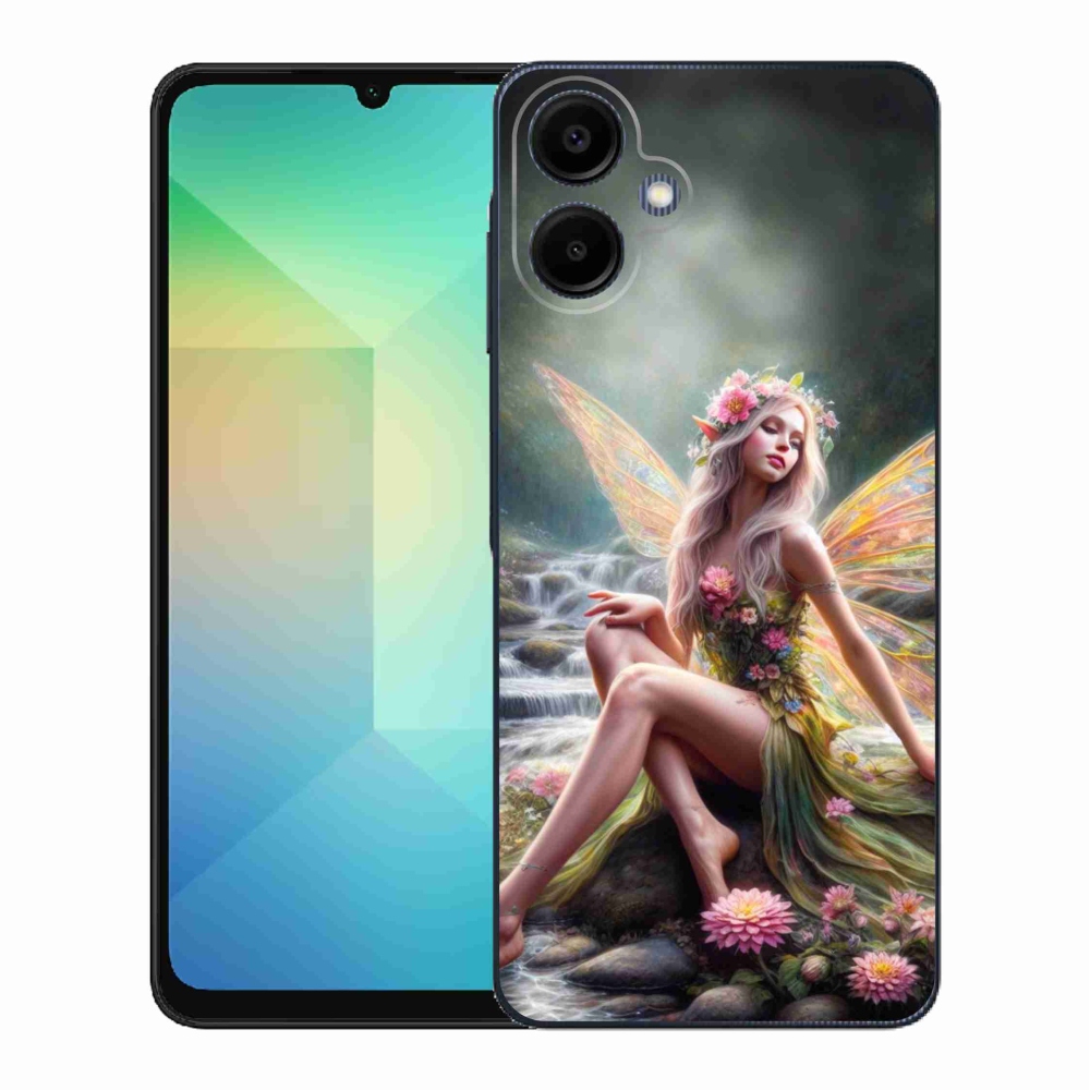 Gelový kryt mmCase na Samsung Galaxy A06 4G - motýlí žena 1