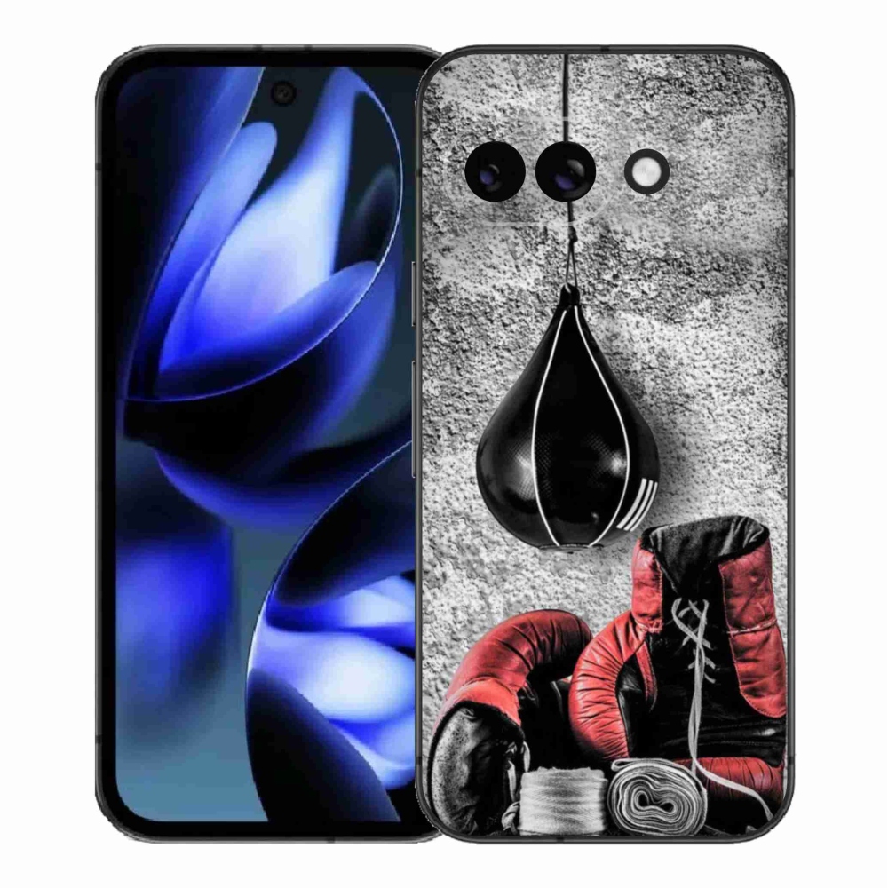 Gelový kryt mmCase na Google Pixel 9a - boxovací pytel a rukavice