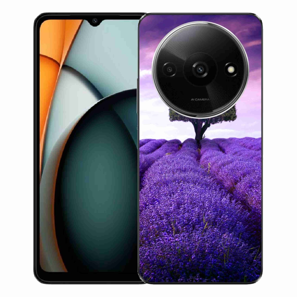 Gelový kryt mmCase na Xiaomi Redmi A3 - levandulová louka