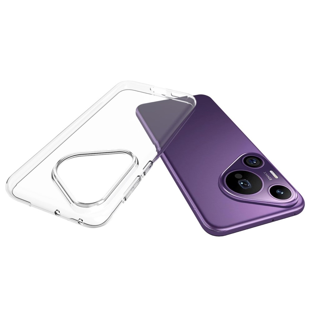 Průhledný gelový obal na Huawei Pura 70 Pro - průhledný