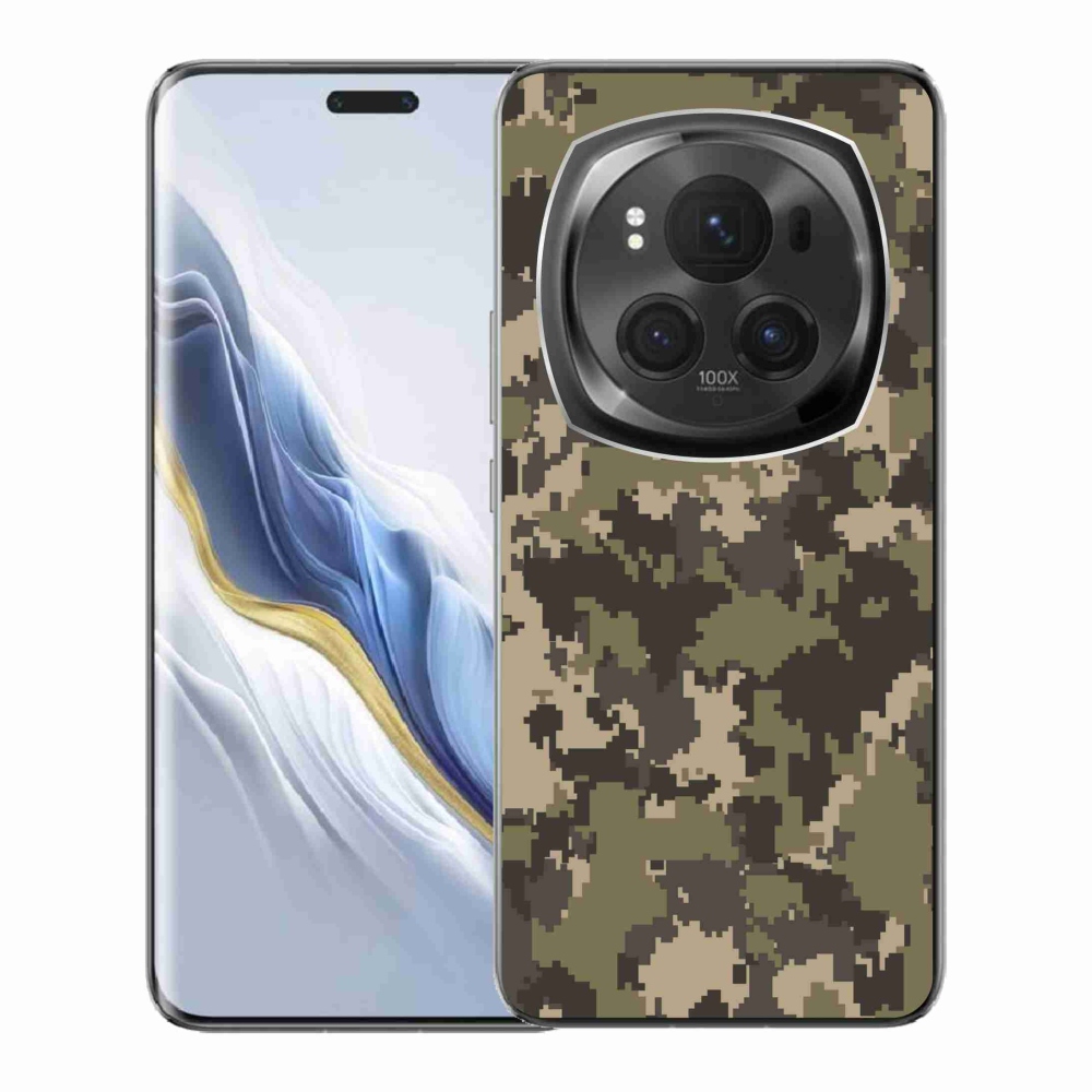 Gelový kryt mmCase na Honor Magic 6 Pro 5G - maskáčový vzor 12