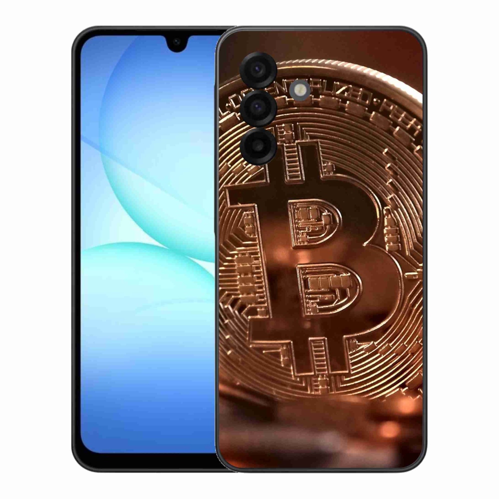 Gelový kryt mmCase na Samsung Galaxy A17 4G/5G - bitcoin