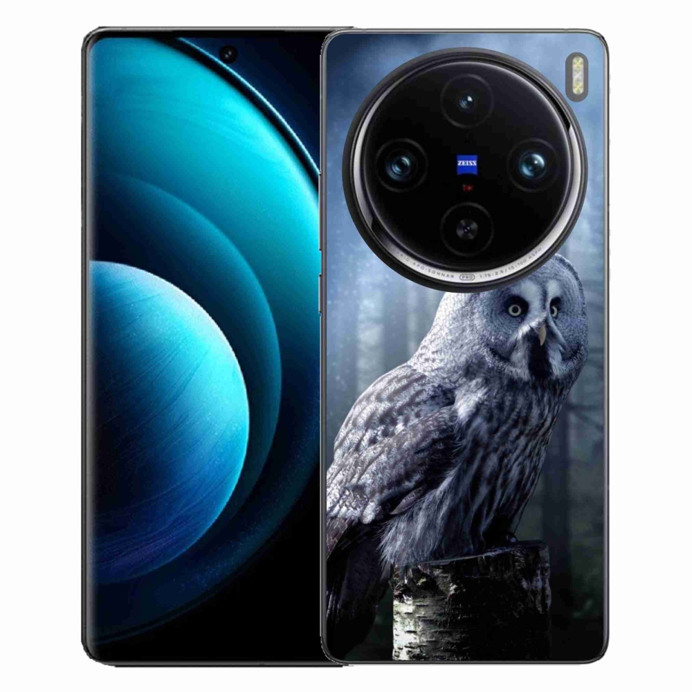 Gelový kryt mmCase na Vivo X100 Pro 5G - sova