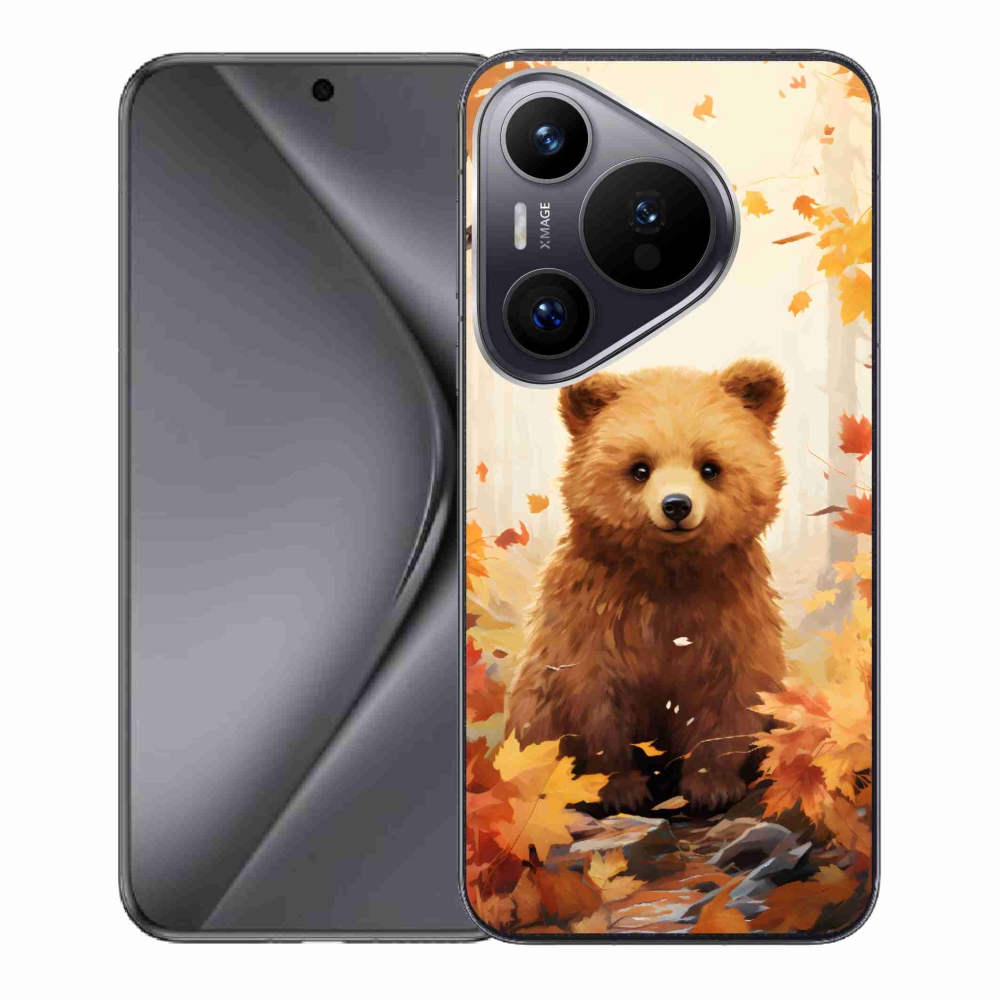 Gelový kryt mmCase na Huawei Pura 70 - medvěd v lese