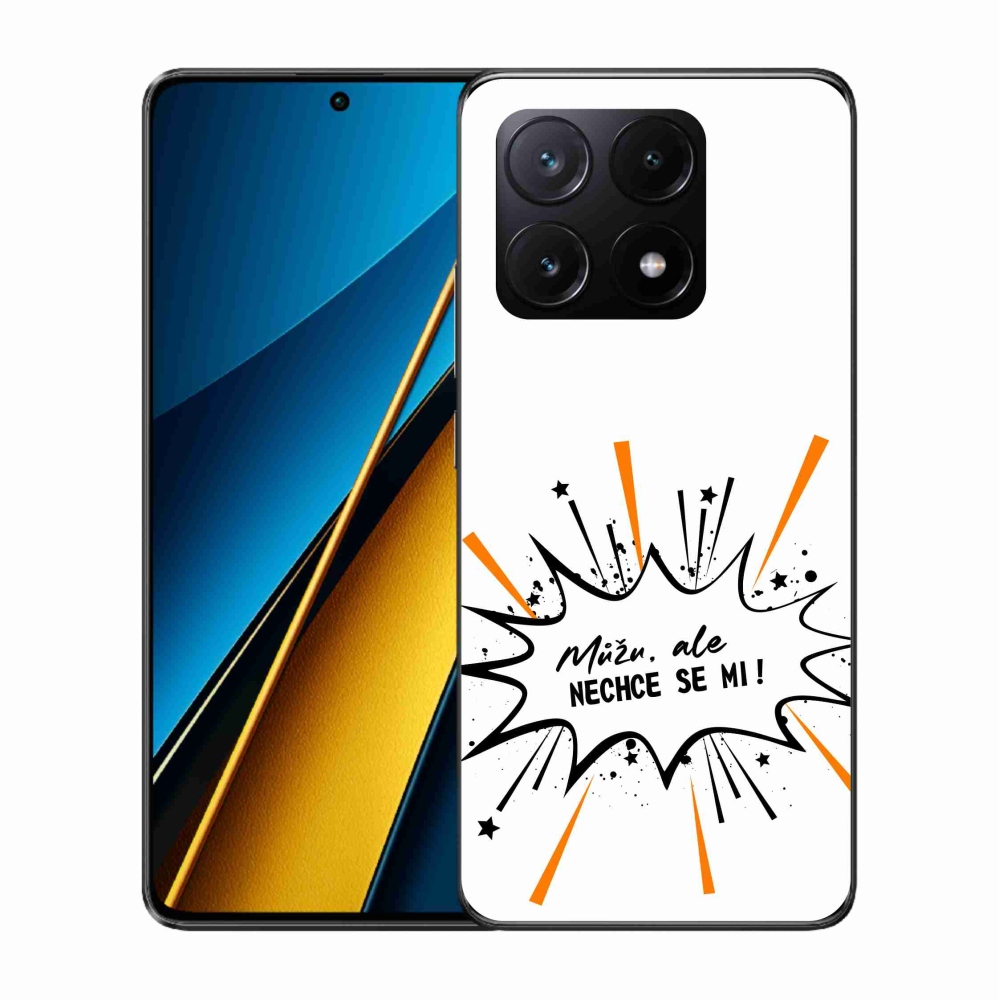 Gelový kryt mmCase na Xiaomi Poco X6 Pro 5G - vtipný text 11 bílé pozadí