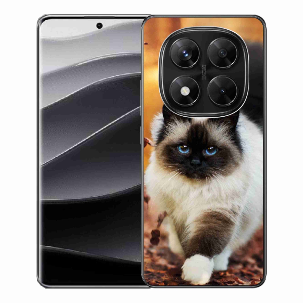 Gelový kryt mmCase na Xiaomi Redmi Note 14 Pro 5G/Poco X7 5G - kočka