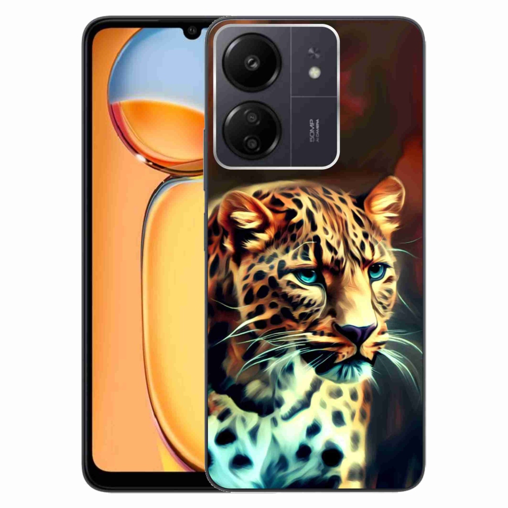 Gelový kryt mmCase na Xiaomi Poco C65/Redmi 13C - leopard