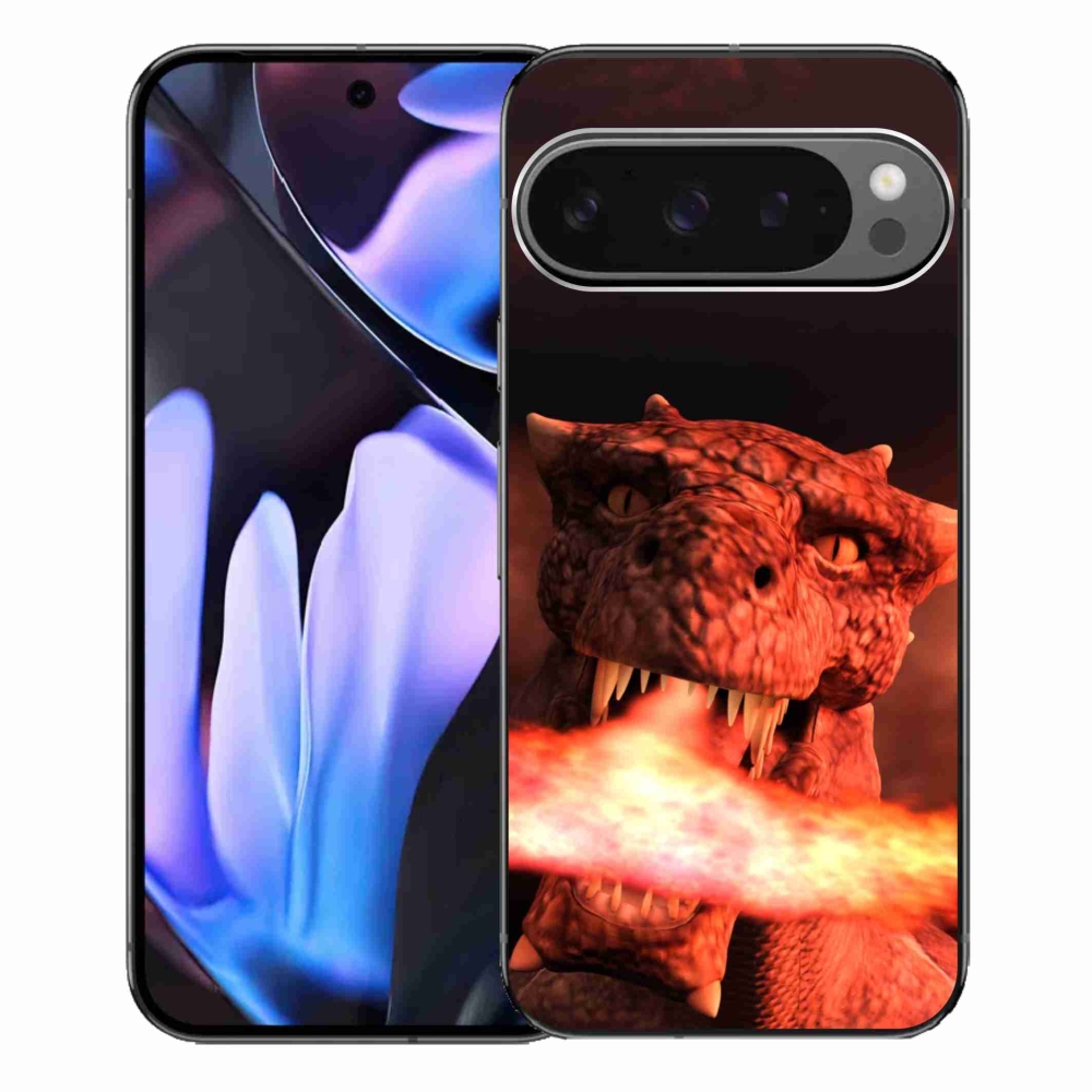Gelový kryt mmCase na Google Pixel 9 Pro XL - drak
