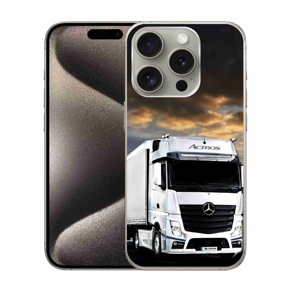 Gelový kryt mmCase na iPhone 15 Pro - kamion