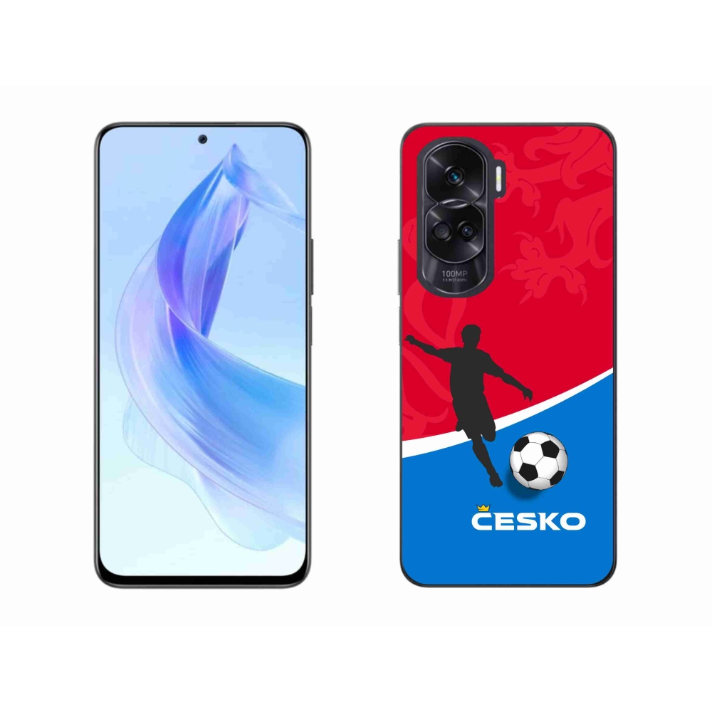 Gelový kryt mmCase na Honor 90 Lite - fotbal Česko