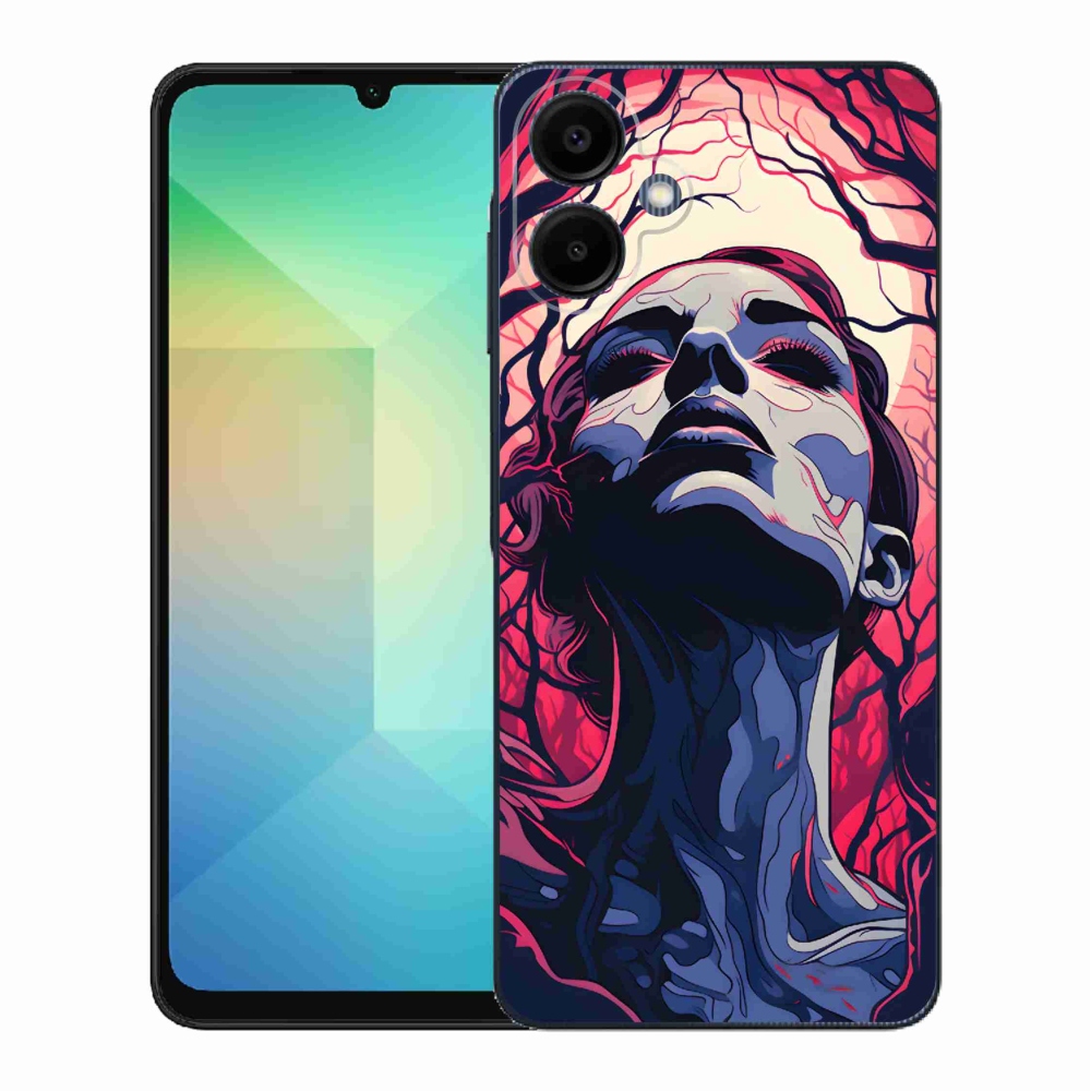 Gelový kryt mmCase na Samsung Galaxy A06 4G - abstraktní obličej