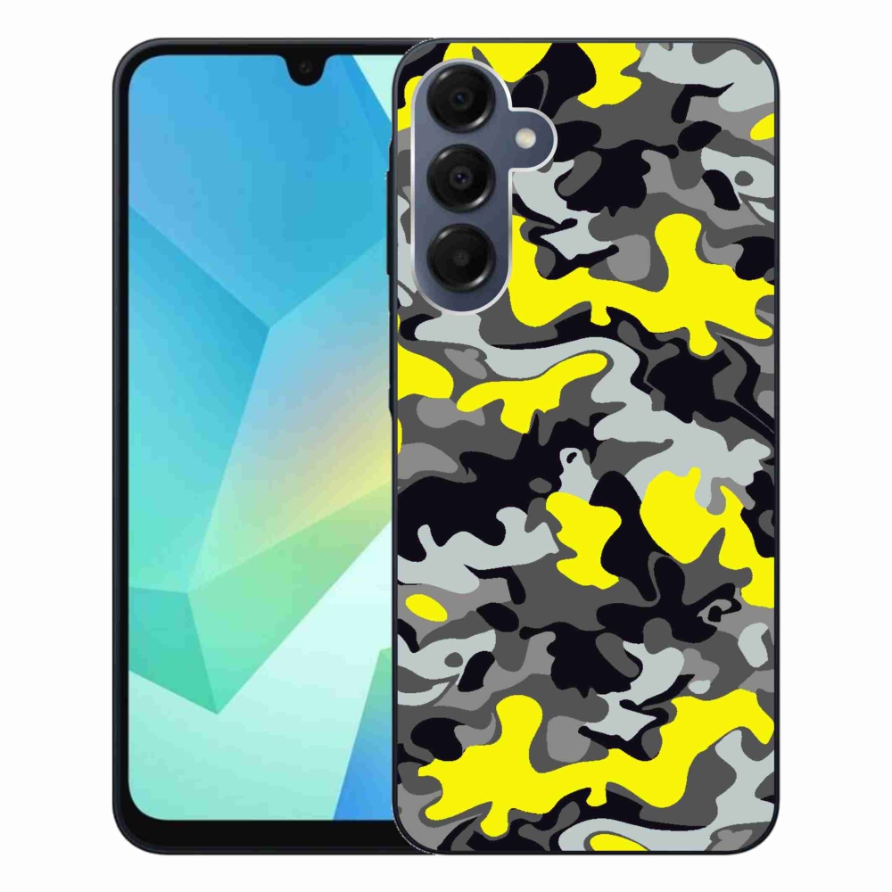 Gelový kryt mmCase na Samsung Galaxy A16 4G/5G - maskáčový vzor 6