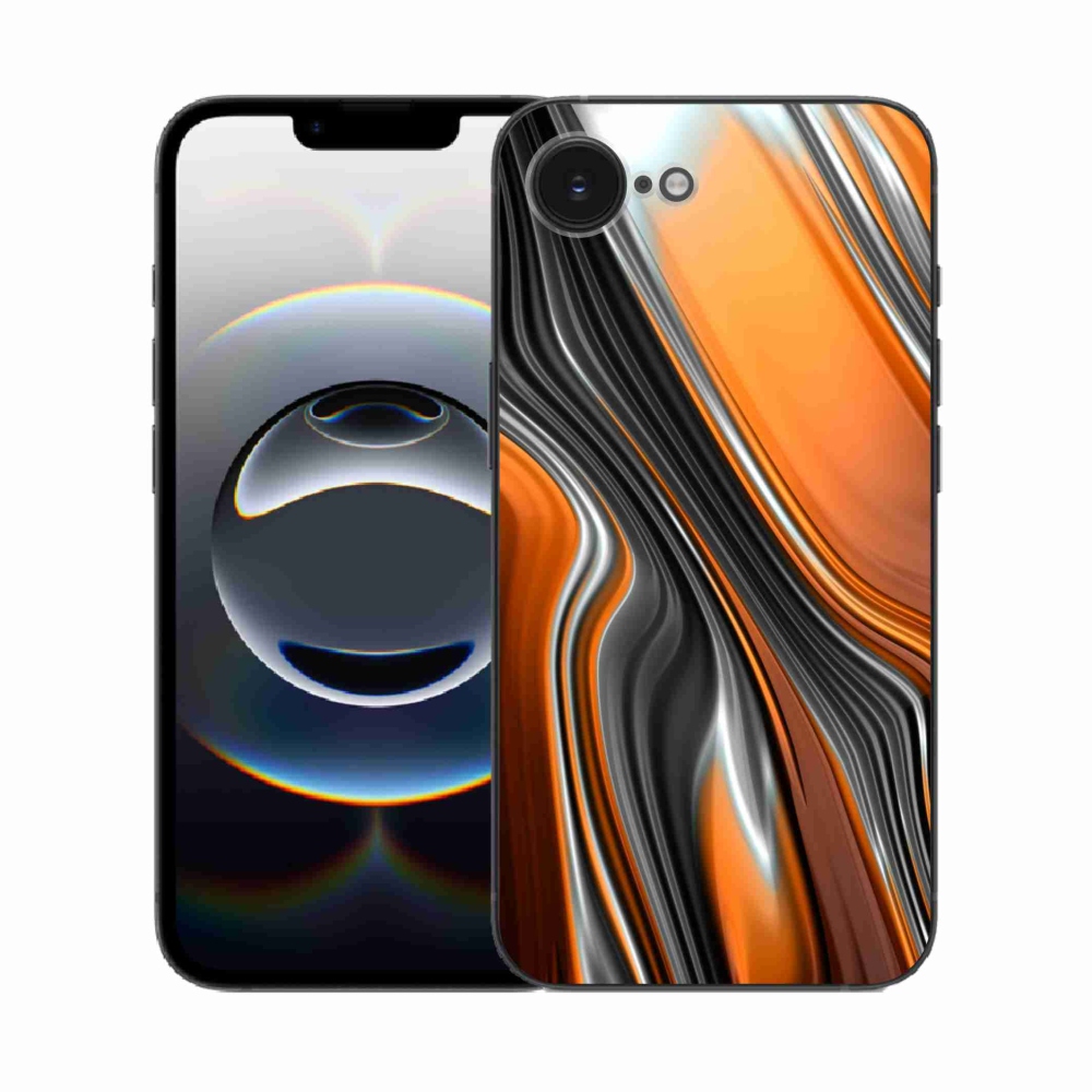 Gelový kryt mmCase na iPhone 16e - abstrakt 3