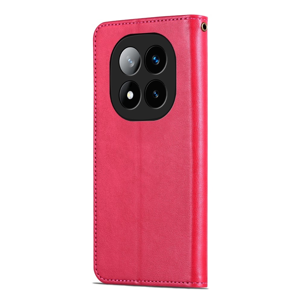 AZNS knížkové pouzdro na Xiaomi Redmi Note 14 Pro 5G/Poco X7 5G - červené