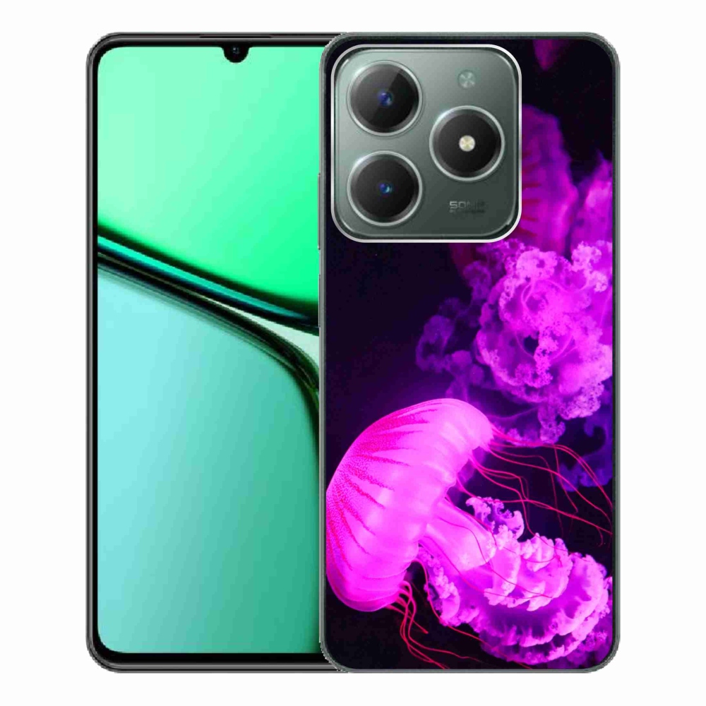 Gelový kryt mmCase na Realme C61 - medúza 1