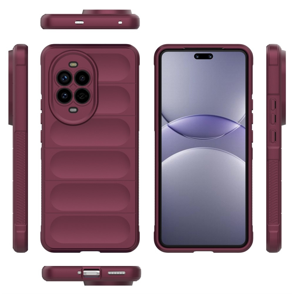 Rugg odolný gelový obal na Huawei Nova 13 Pro 5G - vínový